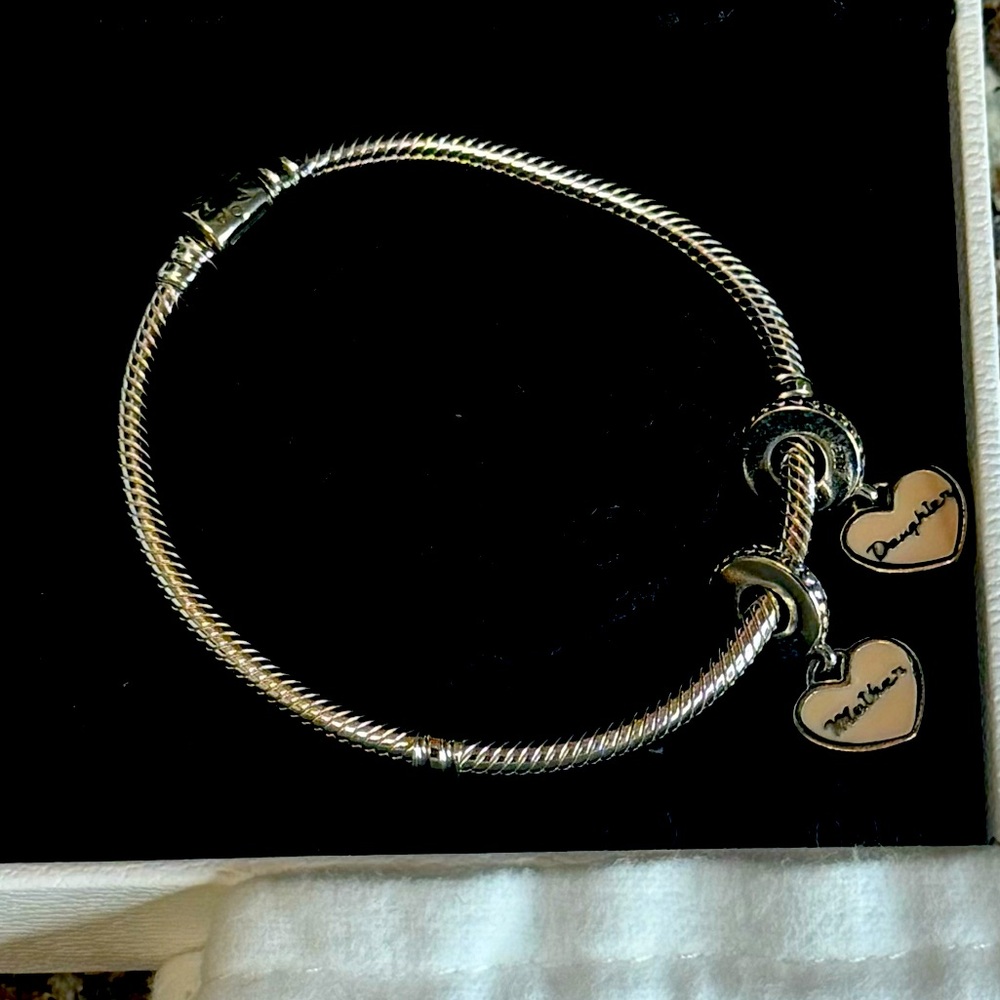 Pandora bracelete Mother and daughter charm - New